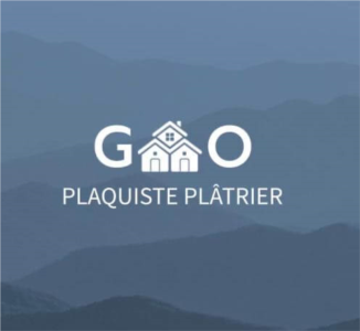 Logo G-O PLATRIER PLAQUISTE - Metz Thionville Luxembourg.
