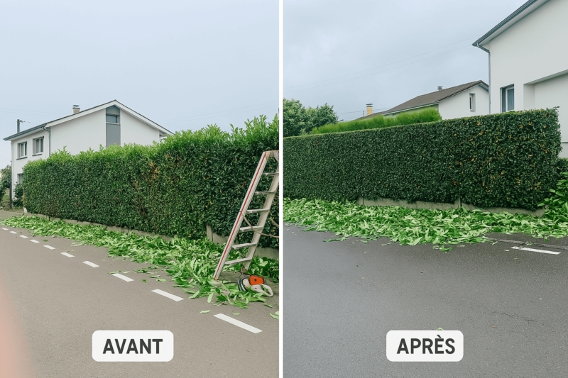 Image 1 : Aménagement paysager à Rédange : Eco Tonte