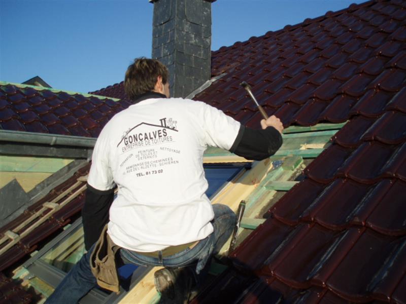Image 3 : Toiture bâtiment à Schieren : Entreprise de toiture Gonçalves