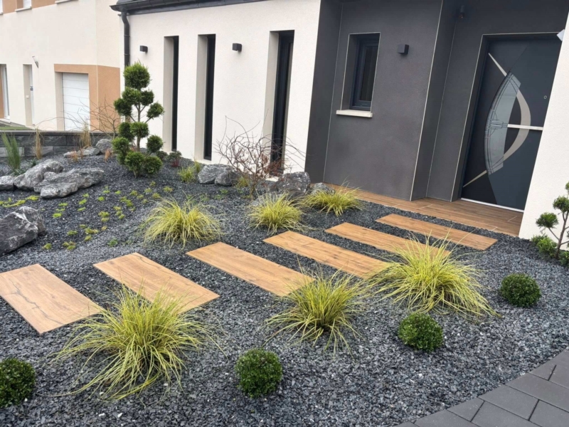 Image 2 : Aménagement paysager à Amanvillers : KB Design - Paysagiste/Création&Aménagement  paysager/Pavage - Metz Thionville Hettange-Grande