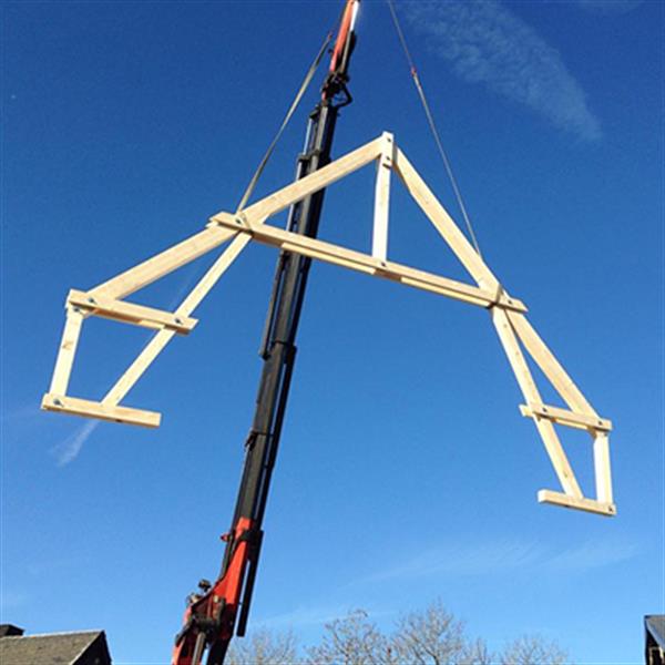Image 1 : Toiture bâtiment à Clervaux : Isospan Sàrl