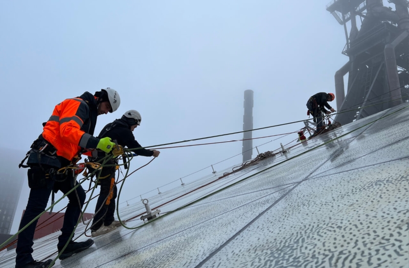 Image 3 : Travaux en hauteur à Garnich : Luxlines