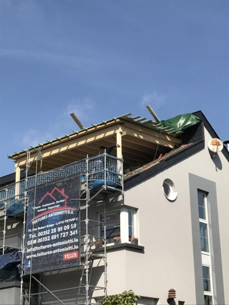 Image 18 : Toiture bâtiment à Pétange : Toitures Antoniotti SA