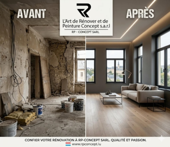Image 14 : Service de rénovation à Oberkorn : RP CONCEPT - L'Art de la Rénovation et de la  Peinture Concept S.à.r.l