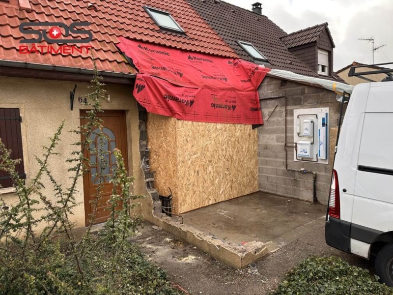 Image 7 : Travaux de maçonnerie à Plesnois : SOS Bâtiment - Façadier/Couvreur/Rénovation - Metz Thionville Nancy