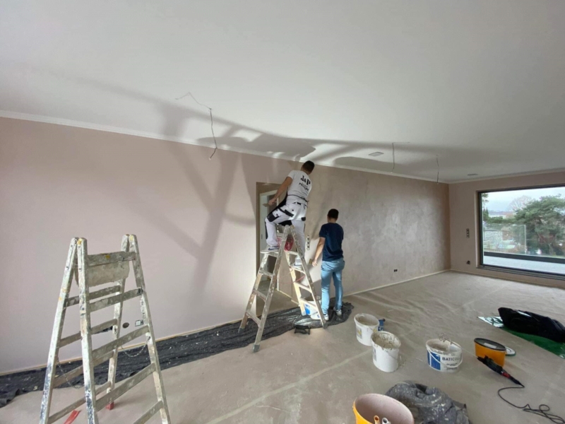 Image 9 : Peinture et habillage mural à Dudelange : Entreprise Luxembourgeoise de Peinture &  Décoration