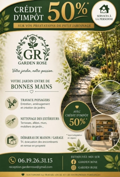 Image 6 : Aménagement paysager à Jarny : Garden Rose - Jardinier paysagiste