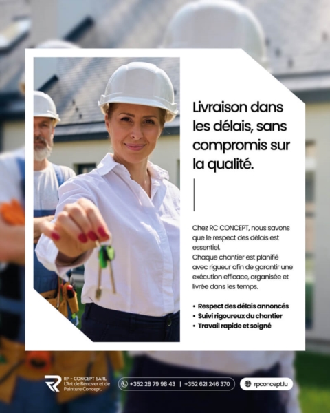 Image 21 : Service de rénovation à Oberkorn : RP CONCEPT - L'Art de la Rénovation et de la  Peinture Concept S.à.r.l