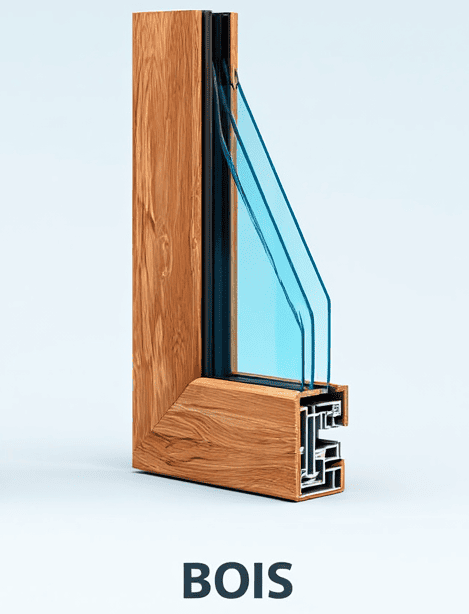 fenêtre en bois
